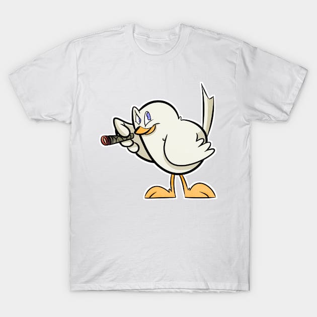 weed bird T-Shirt by davidfeci